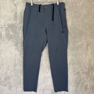Under Armour Unstoppable Woven Pants Mens L Blue 4-Way Stretch Performance